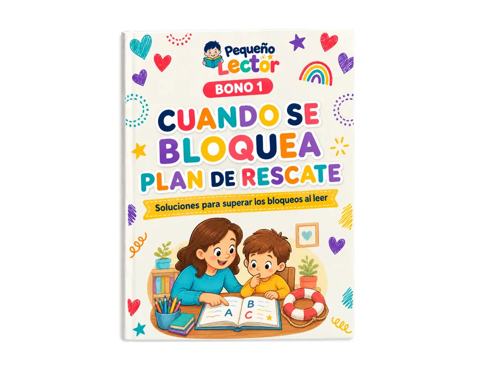 IMAGEN: mockup del bonus 1 de 6 — Plan de Rescate: qué hacer cuando se traba