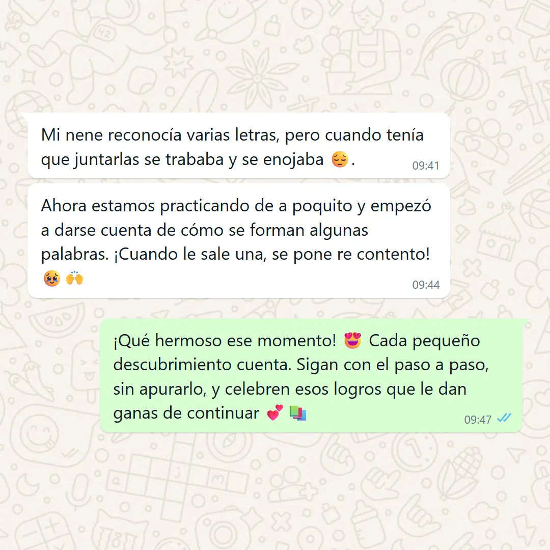 TESTIMONIO: captura real de WhatsApp 3 de 8 — que mate «a mí no me hace caso»