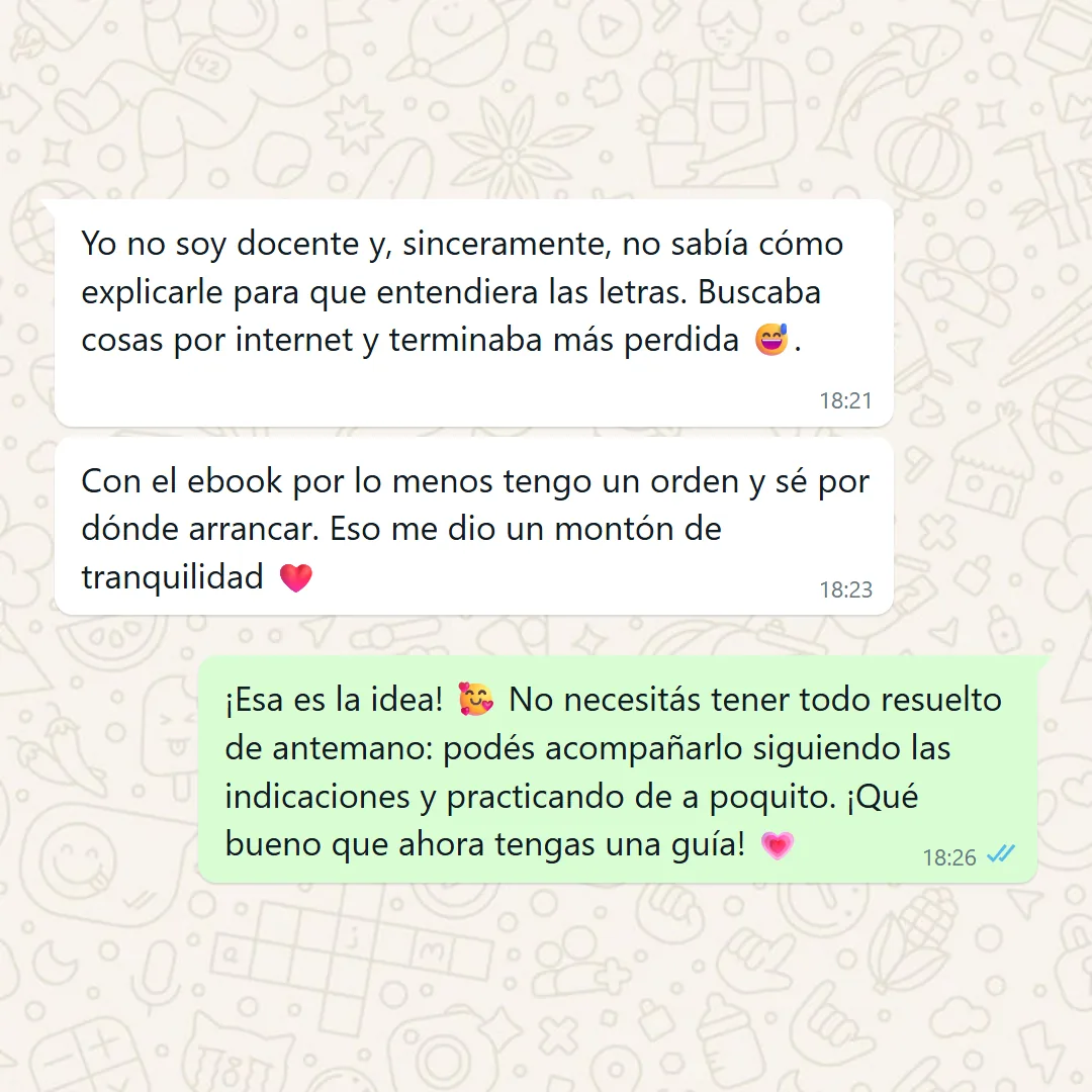 TESTIMONIO: captura real de WhatsApp 4 de 8 — que mate «no tengo impresora»